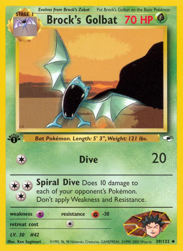 Brock's Golbat, Gym Booster 1: Leaders' Stadium