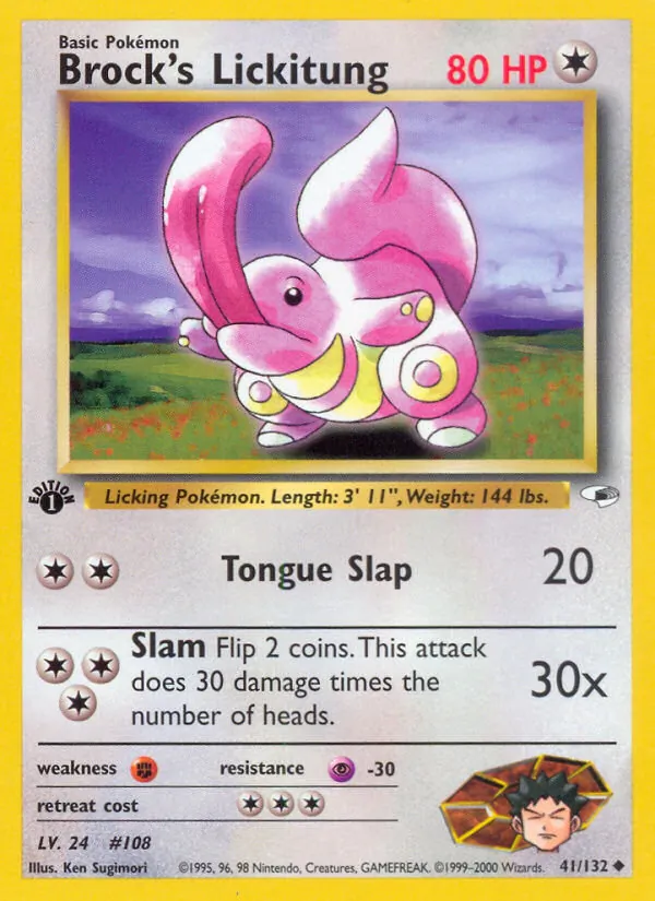 Brock's Lickitung, Gym Booster 1: Leaders' Stadium