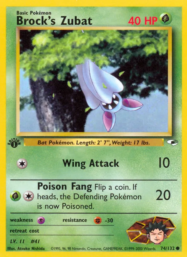 Brock's Zubat, Gym Booster 1: Leaders' Stadium
