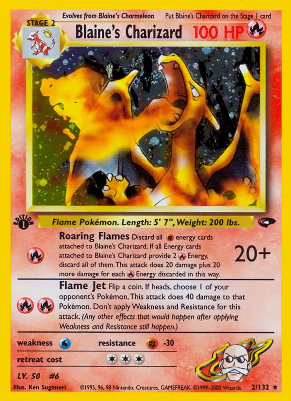 Blaine's Charizard, Gym Booster 2: Challenge from the Darkness