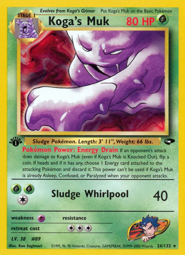 Koga's Muk, Gym Booster 2: Challenge from the Darkness