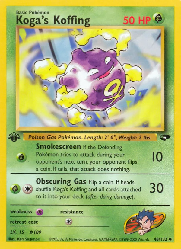 Koga's Koffing, Gym Booster 2: Challenge from the Darkness