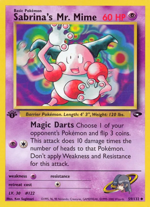 Sabrina's Mr. Mime, Gym Booster 2: Challenge from the Darkness