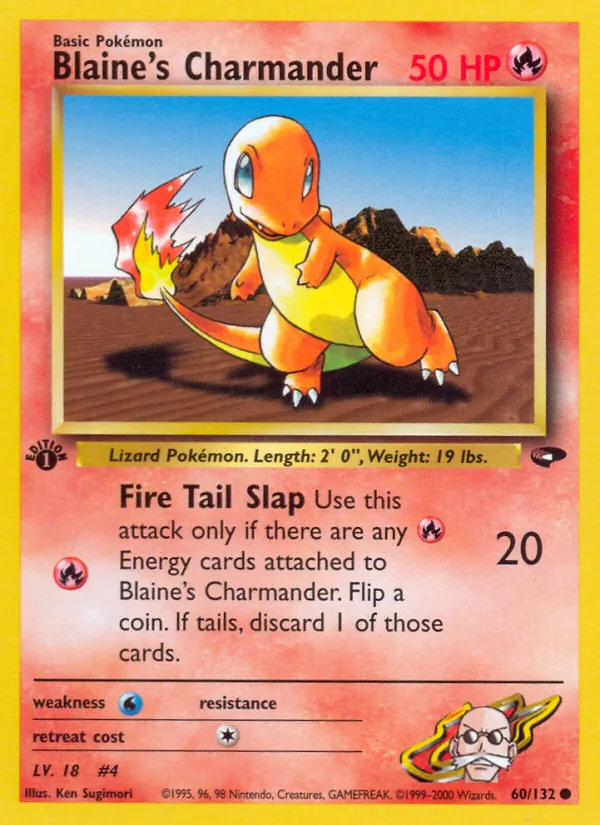 Blaine's Charmander, Gym Booster 2: Challenge from the Darkness