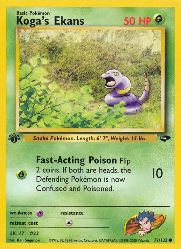 Koga's Ekans, Gym Booster 2: Challenge from the Darkness