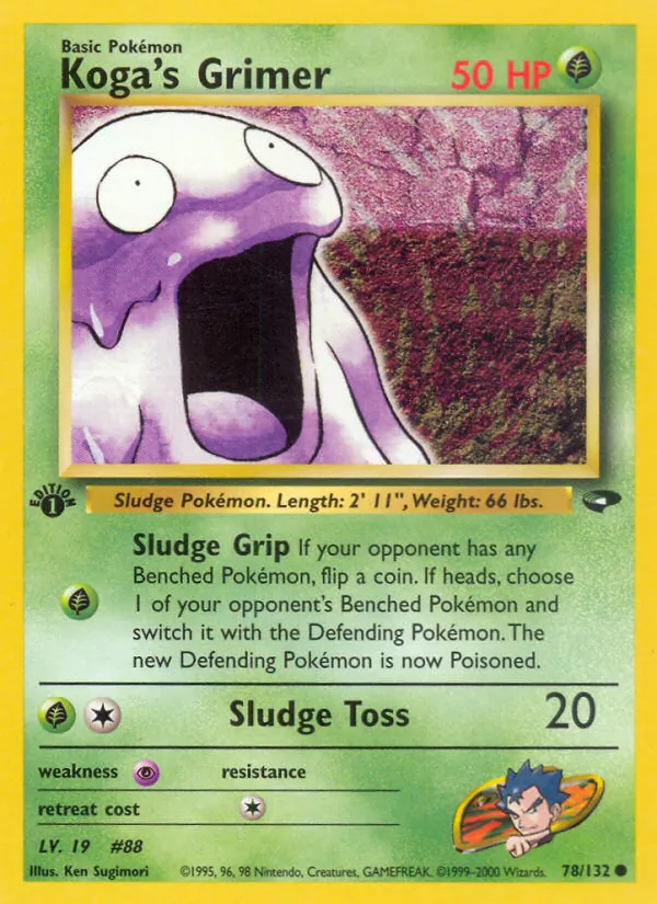 Koga's Grimer, Gym Booster 2: Challenge from the Darkness