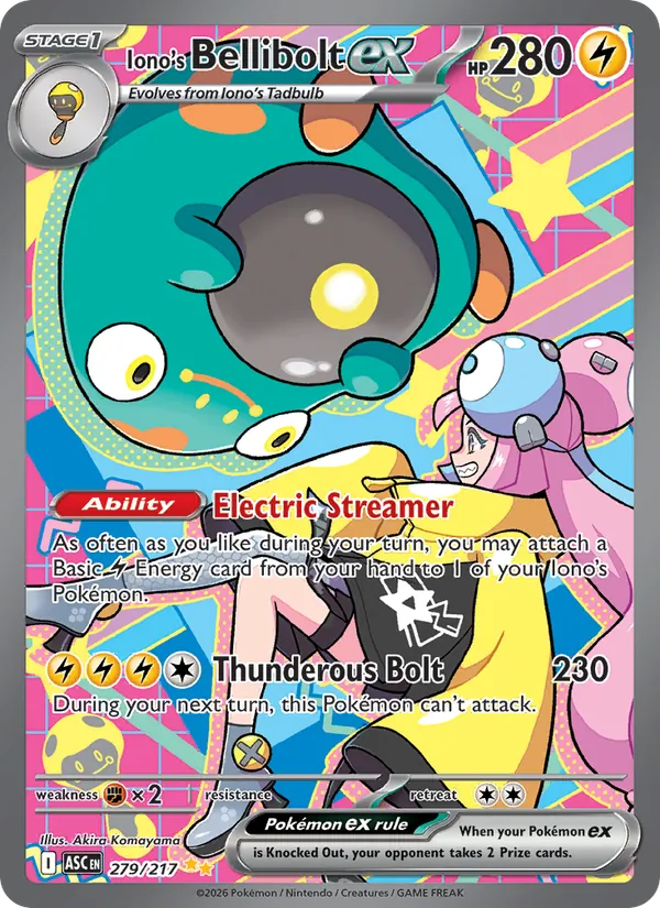 Iono's Bellibolt ex, Mega Dream ex